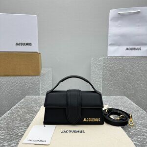 Jacquemus Black Leather Crossbody Bag